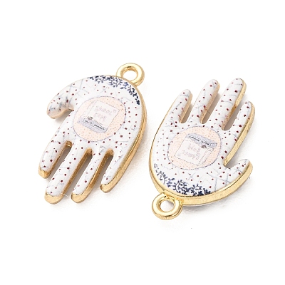 Religion Printed Alloy Pendants AL-CBA7256-24G-03-1