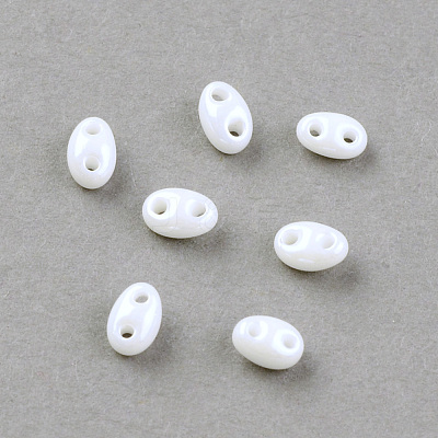 2-Hole Seed Beads X-GLAA-R159-121-1