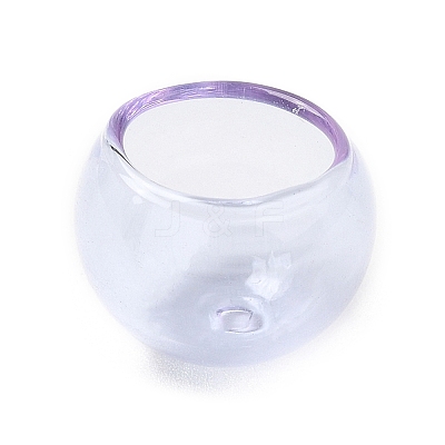 Transparent Glass Bead Cone GLAA-G100-01B-06-1