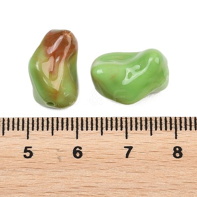 Opaque Acrylic Imitation Gemstone Beads OACR-G064-01B-1
