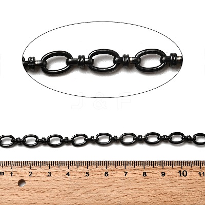 304 Stainless Steel Oval Link Chains CHS-S012-08B-1