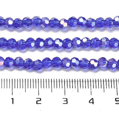 Transparent Glass Beads EGLA-A035-T4mm-B21-1