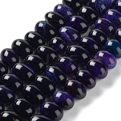 Natural Agate Beads Strands G-G021-03A-03-1