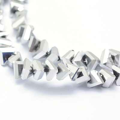 Electroplate Glass Beads Strands EGLA-J143-A-FP03-1