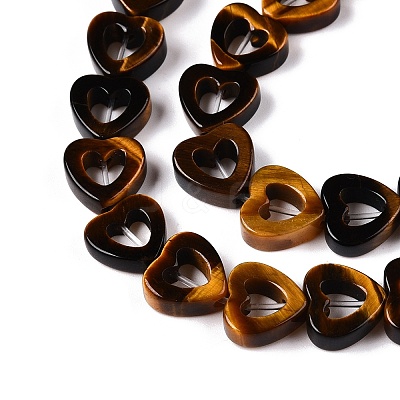 Natural Tiger Eye Beads Strands G-N342-91-1
