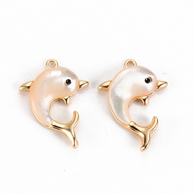 Natural Shell Pendants KK-S356-297-NF-1