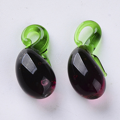 Handmade Lampwork Pendants X-LAMP-S188-16-1