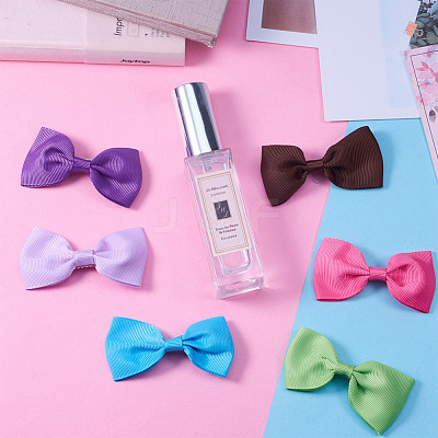Grosgrain Bowknot Alligator Hair Clips PHAR-NB0001-02-1
