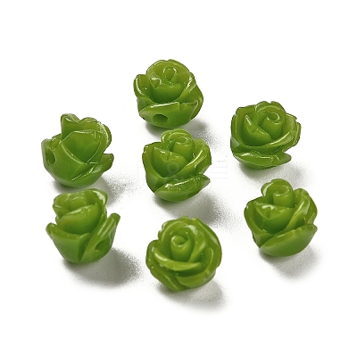 Synthetic Coral Carved Beads CORA-H003-01B-31-1