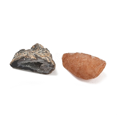 Natural Geode Agate Druzy Agate Display Decorations DJEW-I014-01A-01-1