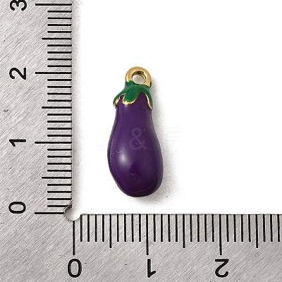 304 Stainless Steel Enamel Pendants STAS-I335-01G-02-1