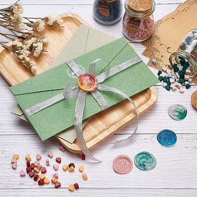 Sealing Wax Particles Kits for Retro Seal Stamp DIY-CP0003-60J-1