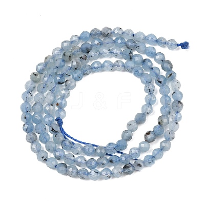 Natural Devil Blue Aquamarine Beads Strands GG-CBAF158-D01-06-1