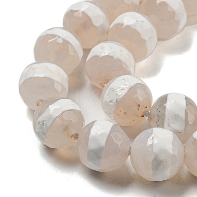Tibetan Style dZi Beads Strands G-P526-D06-02-1