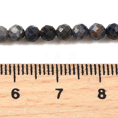 Natural Sapphire Beads Strands G-G259-D06-4mm-1