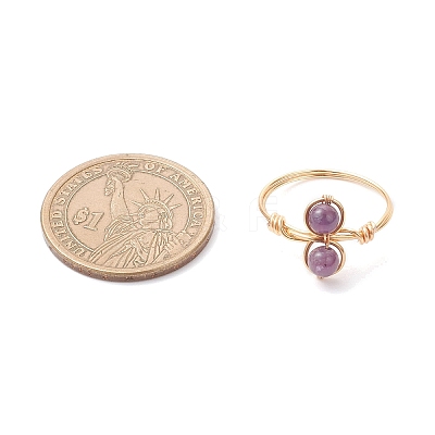 Natural & Synthetic Gemstone Finger Rings RJEW-JR00945-01-1