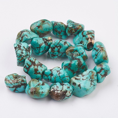 Natural Magnesite Beads Strands G-K249-01A-1