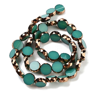 Imitation Jade Glass Beads Strands GLAA-H032-02-05-1