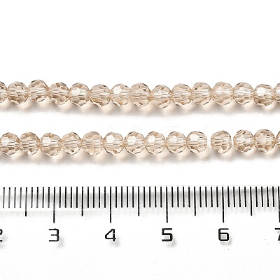 Transparent Glass Beads EGLA-A035-T4mm-D22-1