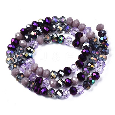 Electroplate Glass Beads Strands EGLA-SZ0001-32G-1
