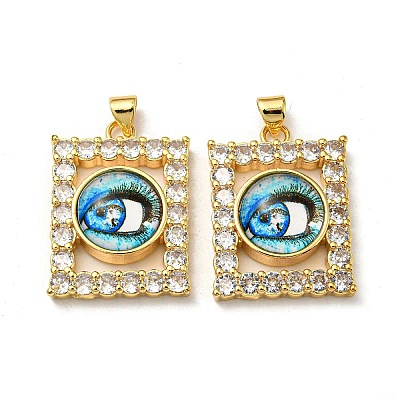 Real 18K Gold Plated Brass Pendants KK-L209-006G-06-1