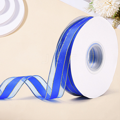 1Roll Solid Color Organza Ribbons ORIB-CY0001-03C-1