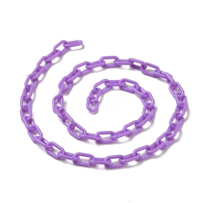 Opaque Acrylic Cable Chains CHAC-P001-03-1