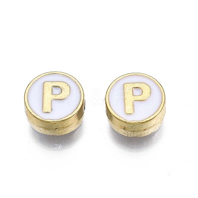 Alloy Enamel Beads X-ENAM-N052-006-01P-RS-1