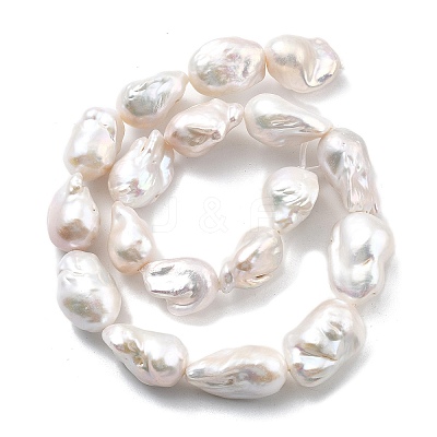 Natural Nucleated Pearl Beads Strands PEAR-B004-15N-05A-01-1