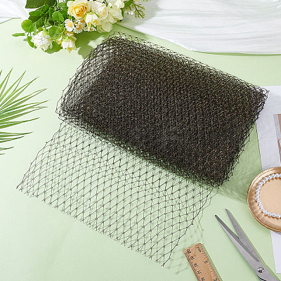 Polyester Mesh Tulle Fabric AJEW-WH0678-96A-1
