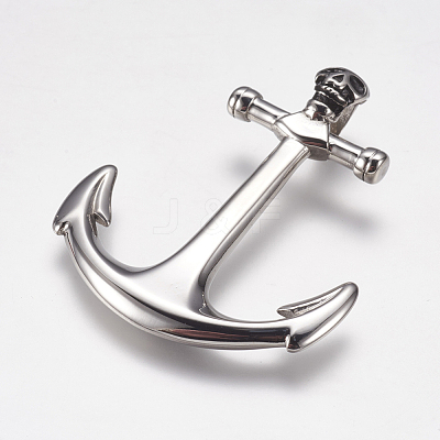 Non-Tarnish 304 Stainless Steel Big Pendants STAS-K171-25P-1