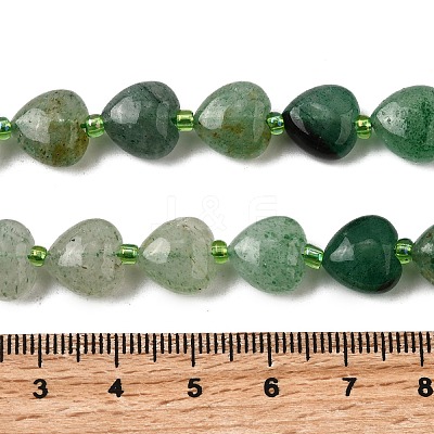 Natural Green Strawberry Quartz Beads Strands G-F799-C02-01-1