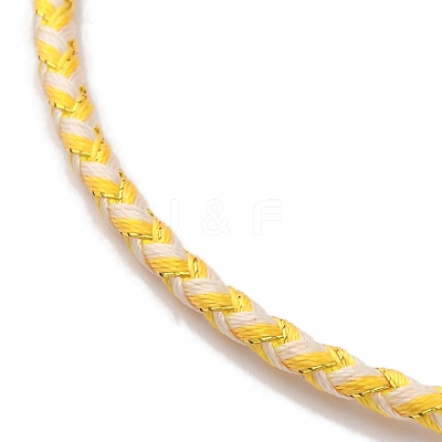 Adjustable Polyester Cord Braided Bracelets BJEW-Z085-01G-13-1