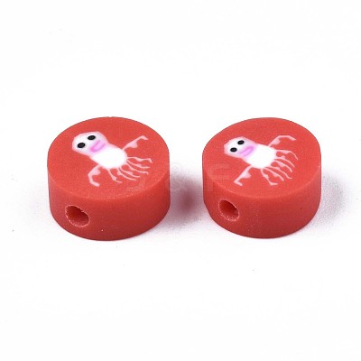 Handmade Polymer Clay Beads CLAY-N007-005-04-1