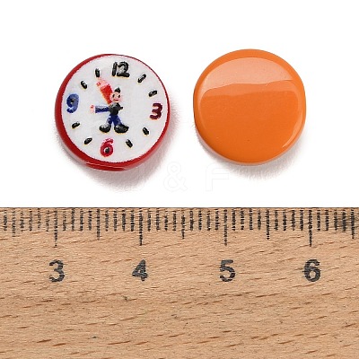 Printed Opaque Acrylic European Beads AC-CBA6BCC-06-1