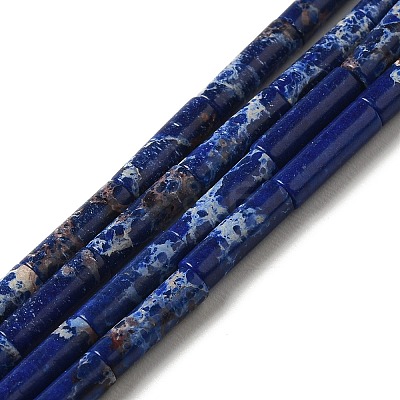 Synthetic Imperial Jasper Dyed Beads Strands X-G-D077-B01-12-1