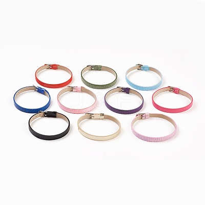PU Leather Watch Band Strap BJEW-E350-11-1