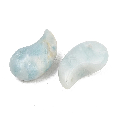Natural Flower Amazonite Pendants G-B195-03J-1