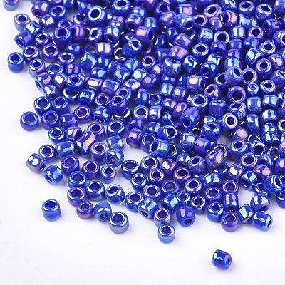 Opaque 6/0 Glass Seed Beads SEED-S023-01A-08-1
