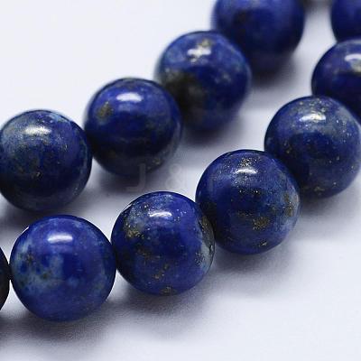 Natural Lapis Lazuli Beads Strands G-E465-8mm-01-1