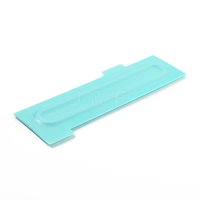 Plastic Baking Edge Dough Scraper and Cutter Pastry Spatulas AJEW-P077-08-1