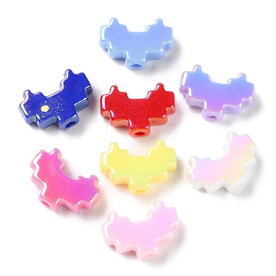 UV Plated Acrylic Beads SACR-G034-03-1
