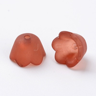Transparent Acrylic Beads Caps X-PL543-13-1