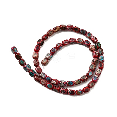 Natural Imperial Jasper Beads Strands G-E444-54-01-1