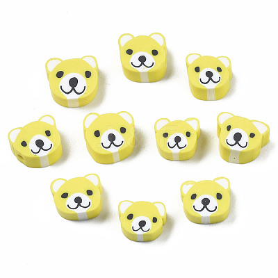 Handmade Polymer Clay Beads LS-CLAY-S096-004A-1