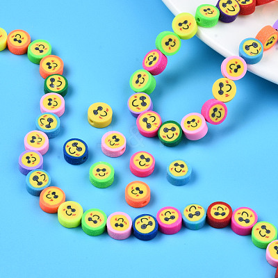 Handmade Polymer Clay Beads Strands CLAY-T020-05-1