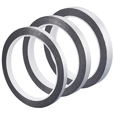 3 Rolls 3 Styles PET Decorative Adhesive Tapes AJEW-CP0009-14B-1