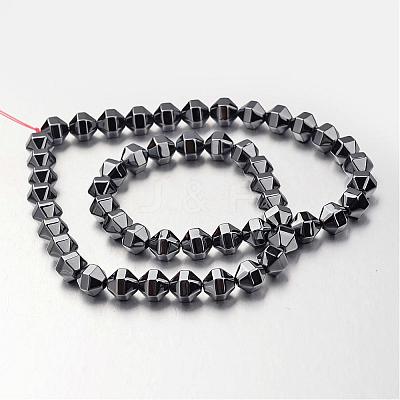 Non-magnetic Synthetic Hematite Bead Strands G-F300-29B-09-1