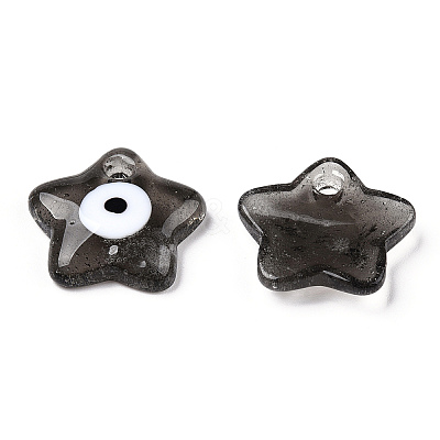 Handmade Evil Eye Lampwork Pendants LAMP-TAC0011-02B-1
