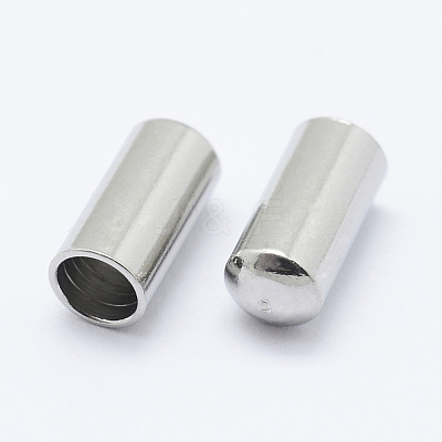 Tarnish Resistant 304 Stainless Steel Cord End Caps STAS-K152-03C-1
